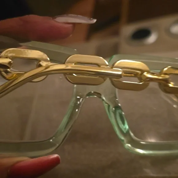 Stylish Green Square Glasses(readers+3.50) - Picture 4 of 4